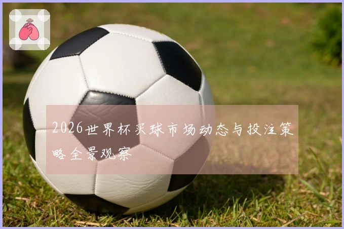 2026世界杯买球市场动态与投注策略全景观察